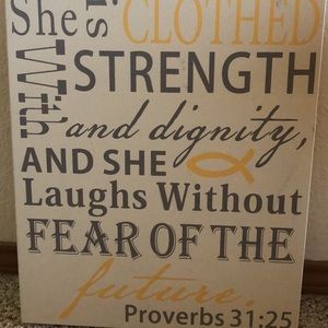 Square wall sign 40x48 cm